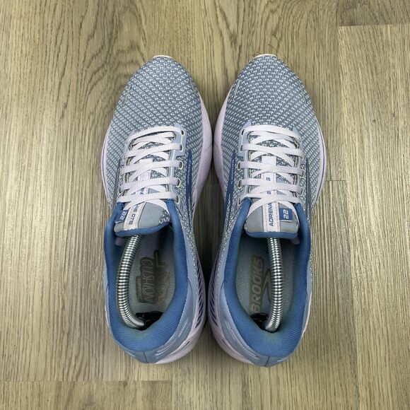 Brooks Adrenaline GTS 22 Shoes Womens Size 10 Blue Gray Running Cushion - Picture 9 of 10